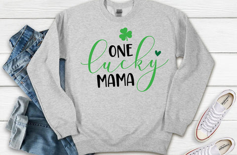 One lucky mama svg, Mama's lucky charm svg, Happy Go Lucky Svg, St Patricks Day Svg, Lucky Shirt Svg, Clover Svg, Irish Svg, Shamrock Svg SVG MD mominul islam 