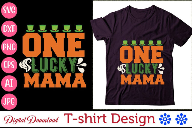 One Lucky Mama SVG Newmockups 