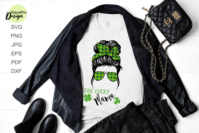 One Lucky Mama SVG | St. Patrick's Day SVG SVG Klava P 