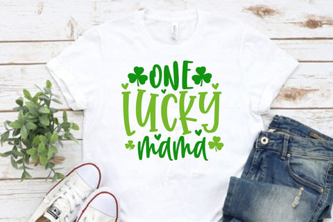 One lucky mama svg SVG FiveStarCrafting 