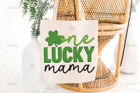 One lucky mama SVG SVG Regulrcrative 