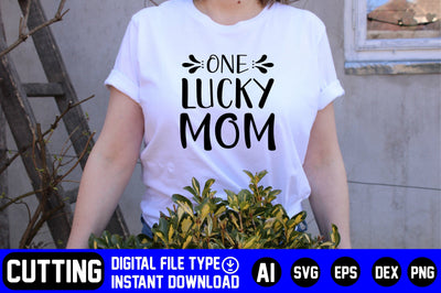 One Lucky Mom SVG CraftlabSvg29 