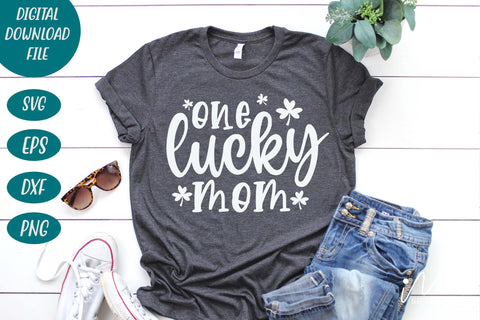 One Lucky mom svg SVG Isabella Machell 