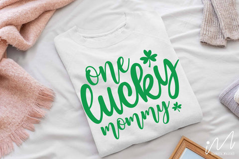 One Lucky mommy svg SVG Isabella Machell 