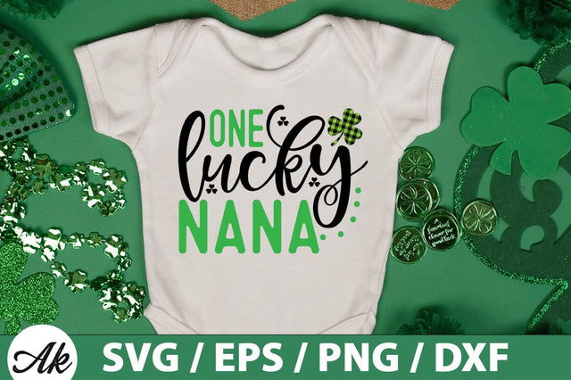 One lucky nana SVG SVG akazaddesign 