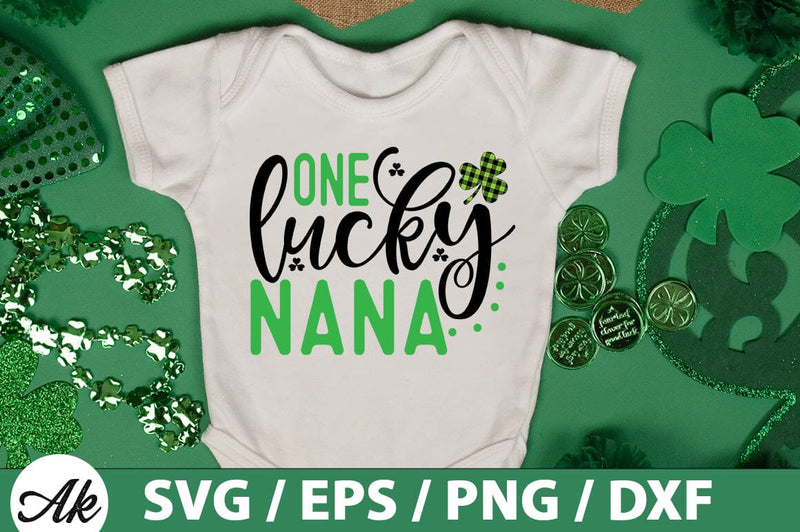 One lucky nana SVG SVG akazaddesign 