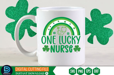 One lucky Nurse SVG SVG DESIGNISTIC 