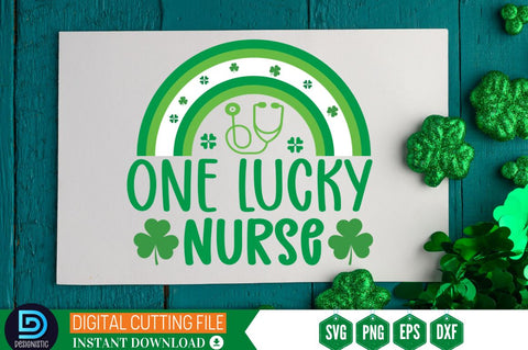 One lucky Nurse SVG SVG DESIGNISTIC 