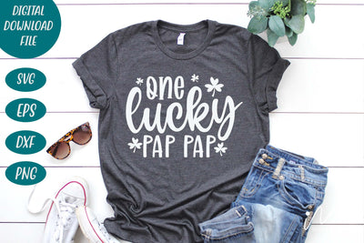 One Lucky pap pap svg, St Patrick's Day svg,St Patricks Day,St Patricks Day shirt,Shamrock Svg,Irish svg,Lucky svg, St Pattys Day svg,family svg SVG Isabella Machell 