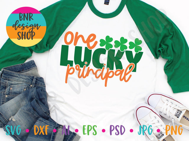 One Lucky Principal SVG SVG BNRDesignShop 