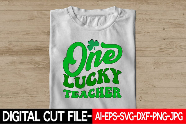 One Lucky Teacher SVG Blessedprint 