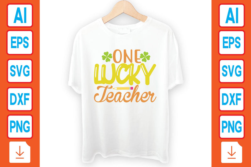 One Lucky Teacher SVG Craftlabsvg24 