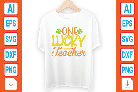One Lucky Teacher SVG Craftlabsvg24 