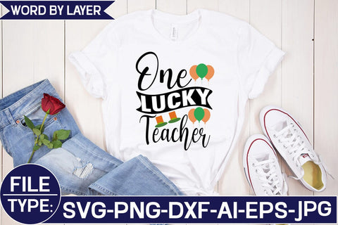 One Lucky Teacher SVG Cut File SVG Studio Innate 