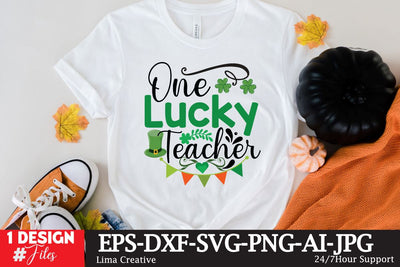 One Lucky Teacher SVG Cute File SVG Insomnia Std 