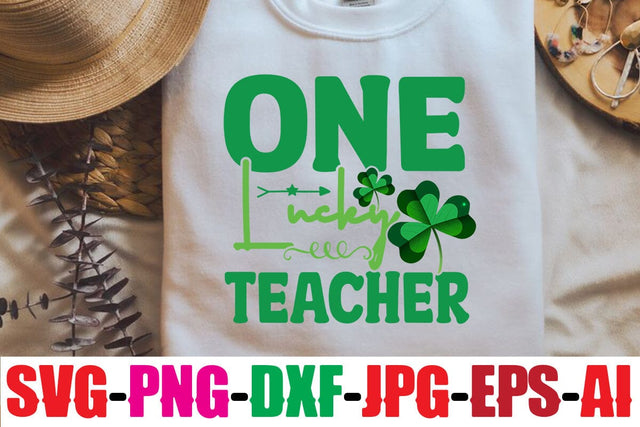 One Lucky Teacher SVG MStudio 