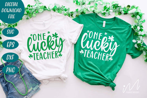 One Lucky teacher svg SVG Isabella Machell 