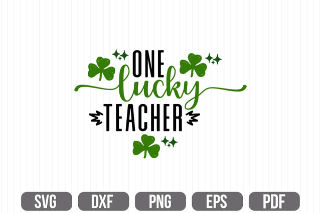 One lucky teacher SVG SVG shah alam 