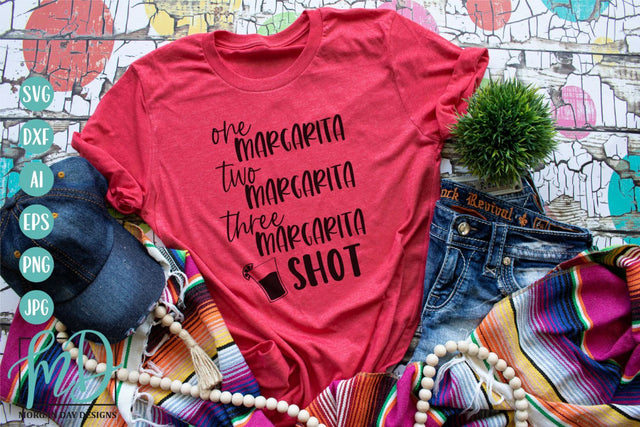 One Margarita Two Margarita Three Margarita Shot SVG SVG Morgan Day Designs 