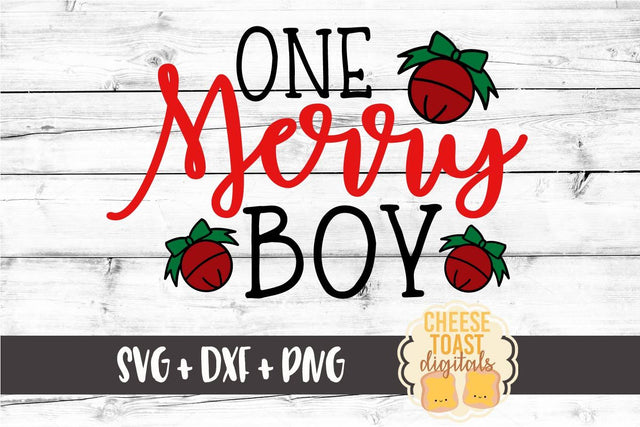 One Merry Boy - Christmas SVG File SVG Cheese Toast Digitals 