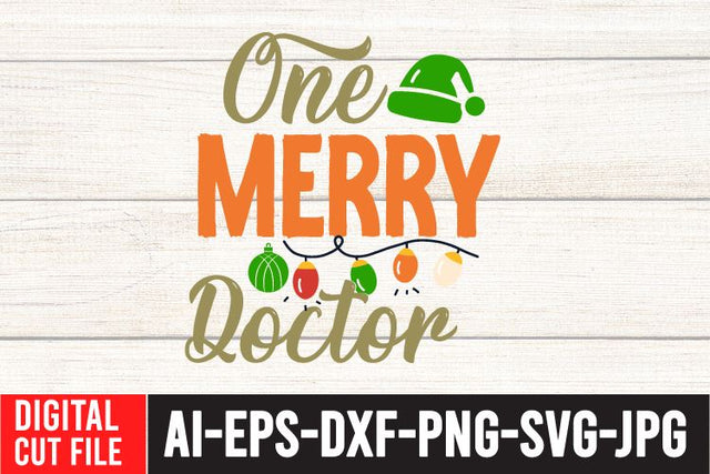 One Merry Doctor SVG Cut File SVG BlackCatsMedia 