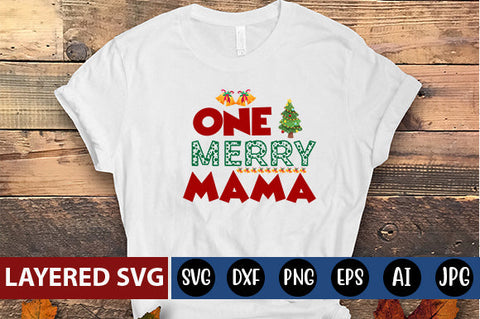 one merry mama SVG CUT FILE SVG Blessedprint 