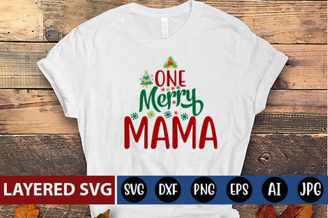 one merry mama SVG cute file SVG Blessedprint 