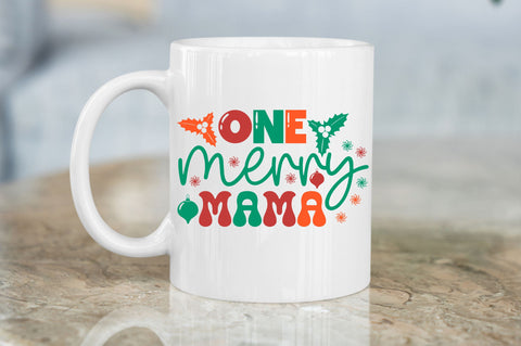 One merry mama SVG Dseign SVG Regulrcrative 