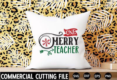 One-Merry-Teacher SVG SVG CraftingStudio 