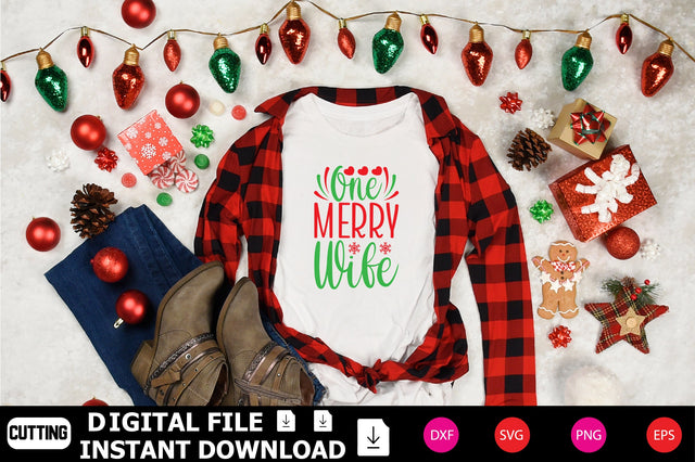 One Merry Wife SVG Shahin alam 