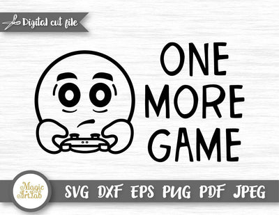 One more game SVG, Gamer t-shirt design SVG MagicArtLab 