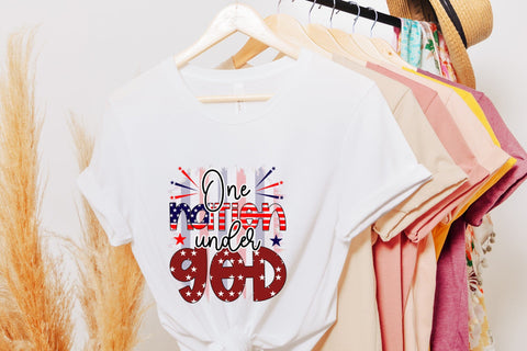 One Nation Under God | Patriotic PNG Sublimation CraftLabSVG 