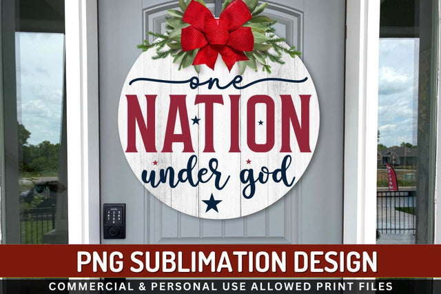 One nation under god Sublimation PNG Sublimation Regulrcrative 