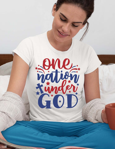 one nation under god svg, 4th July t shirt svg, Independence day t shirt svg, USA independence day, SVG Isabella Machell 