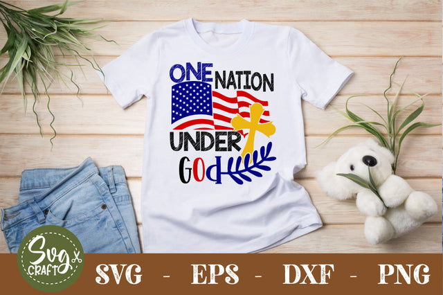 one nation under god SVG cut file SVG Svgcraft 