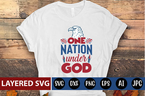 One Nation under god SVG cute file SVG Blessedprint 