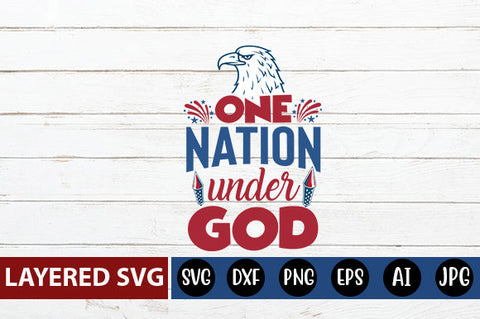 One Nation under god SVG cute file SVG Blessedprint 
