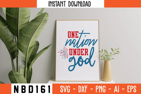 one nation under god Svg Design SVG Nbd161 