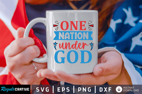 One nation under god SVG SVG Regulrcrative 