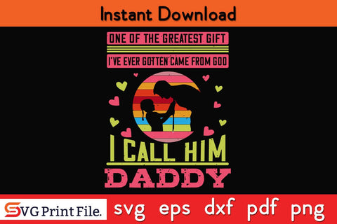One Of The Greatest Gift Fathers Day SVG PNG Cricut File SVG SVG Print File 