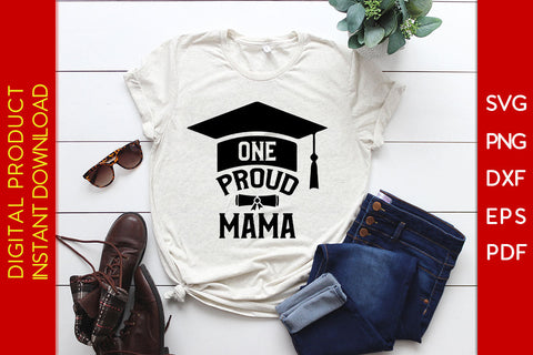 One Proud Mama SVG PNG PDF Cut File SVG Creativedesigntee 