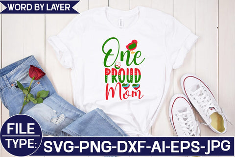 One Proud Mom SVG Cut File SVG Studio Innate 