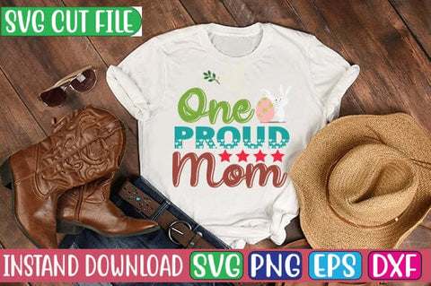 One Proud Mom SVG Cut File SVG Studio Innate 