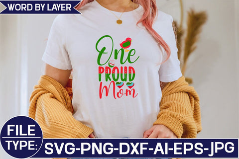 One Proud Mom SVG Cut File SVG Studio Innate 