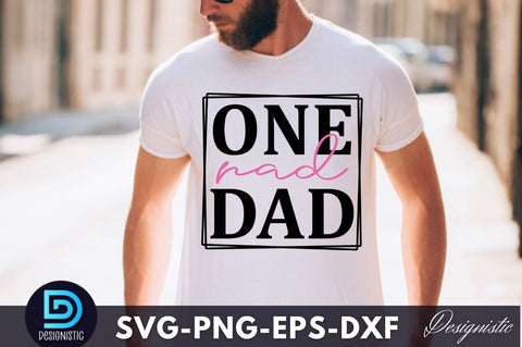 One rad dad, Dad Life SVG SVG DESIGNISTIC 