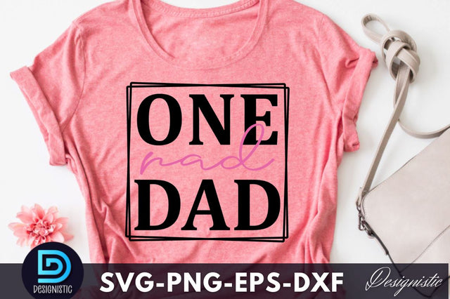 One rad dad, Dad Life SVG SVG DESIGNISTIC 