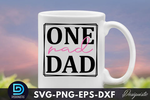 One rad dad, Dad Life SVG SVG DESIGNISTIC 