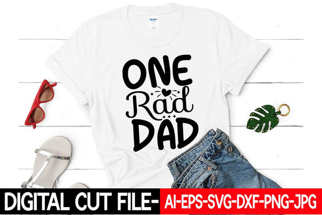 One rad dad SVG Blessedprint 
