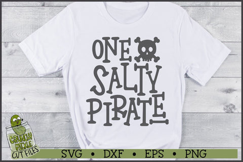 One Salty Pirate SVG File SVG Crunchy Pickle 