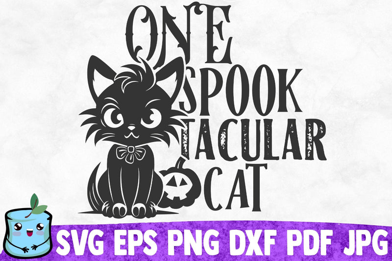 One Spook Tacular Cat SVG MintyMarshmallows 